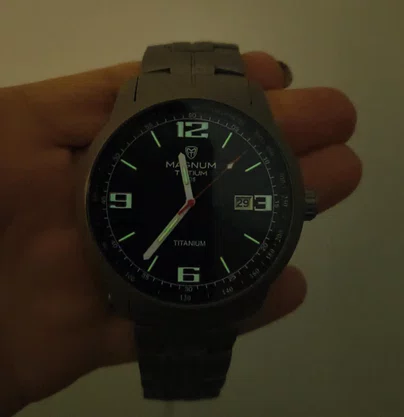 Relógio Magnum Masculino Titanium Tritium T25