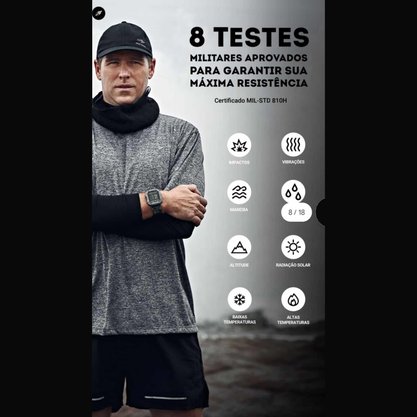Relógio Mormaii Force Smartwatches Preto
