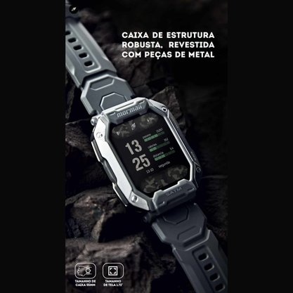 Relógio Mormaii Force Smartwatches Preto