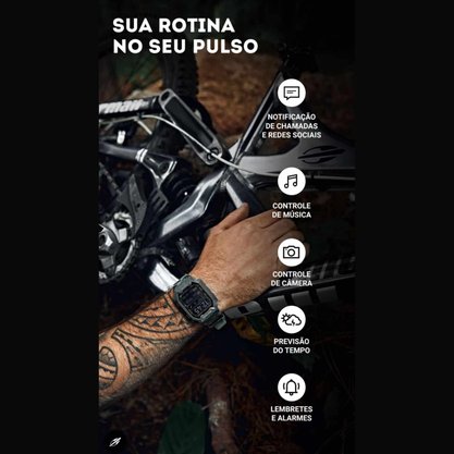 Relógio Mormaii Force Smartwatches Preto