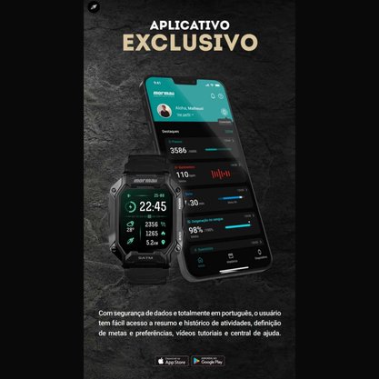 Relógio Mormaii Force Smartwatches Preto