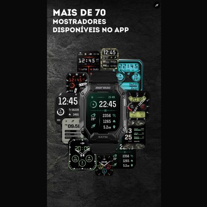 Relógio Mormaii Force Smartwatches Preto