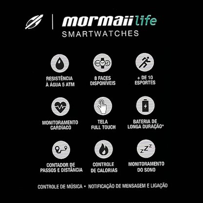 Relógio Mormaii Life Smartwatch Dourado