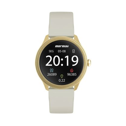 Relógio Mormaii Life Ultra Smartwatch Dourado