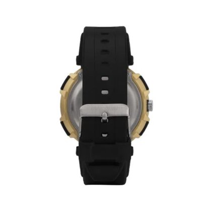 Relógio Mormaii Masculino Preto e Dourado Anadigi