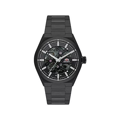 Relógio Orient Automático Skeleton Masculino Preto