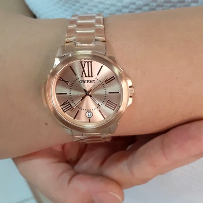 Relógio Orient Feminino Rose Calendário