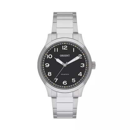 Relógio Orient Masculino Aço Solartech