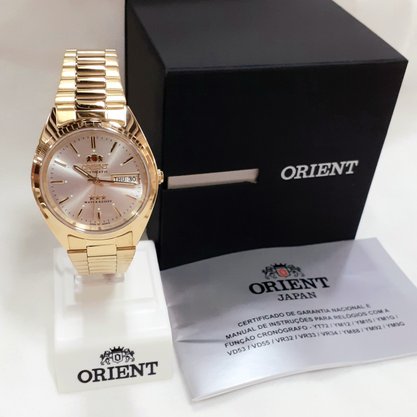 Relógio Orient Masculino Dourado Automático