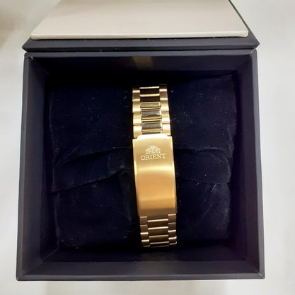 Relógio Orient Masculino Dourado Automático