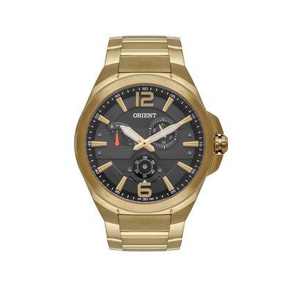 Relógio Orient Masculino Dourado Multifunção