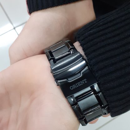 Relógio Orient Masculino Preto Cronógrafo
