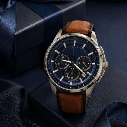Relógio Orient Masculino Pulseira Couro Solartech
