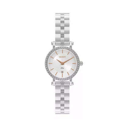 Relógio Orient Mini Sapphire Feminino Prata