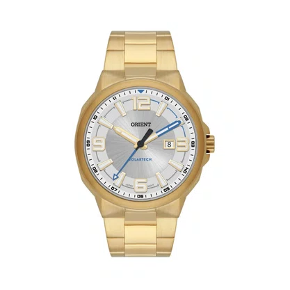 Relógio Orient Solartech Masculino Dourado