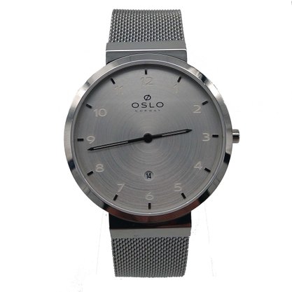 Relógio Oslo Masculino Prata