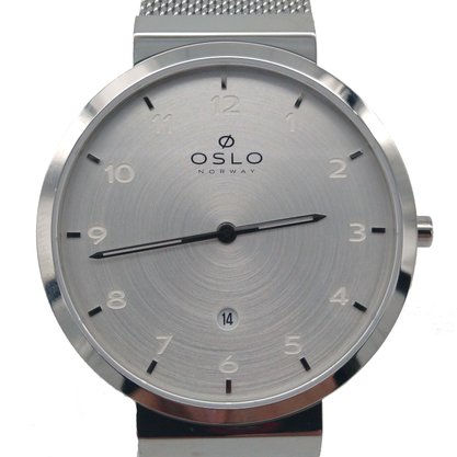 Relógio Oslo Masculino Prata