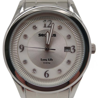 Relógio Seculus Feminino Prata Long Life