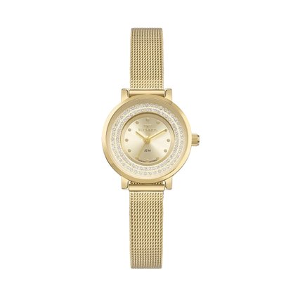 Relógio Technos Feminino Dourado com Pedras