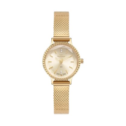 Relógio Technos Feminino Dourado com Pedras