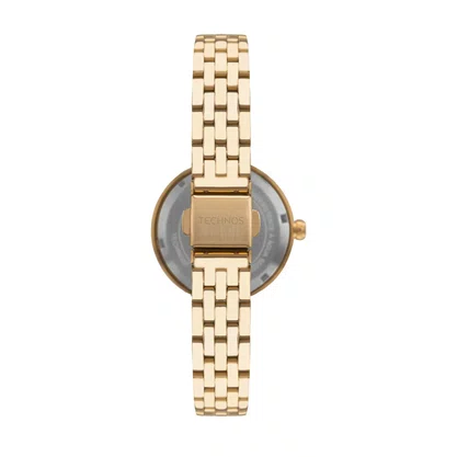 Relógio Technos Feminino Visor e Pulseira Dourados