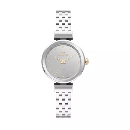 Relógio Technos Feminino Visor e Pulseira Prata