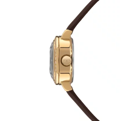 Relógio Technos Mini Petit Feminino Dourado com Pedras