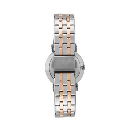 Relógio Technos Slim Feminino Prata e Rose
