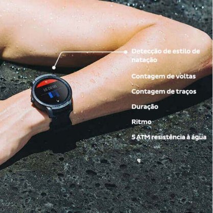 Relógio Ticwatch E2 Smartwatch Mobvoi Preto