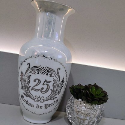 Vaso Diceart Contemporany Bodas de Prata