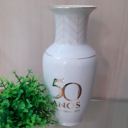 Vaso Diceart Xangai Bodas de Ouro