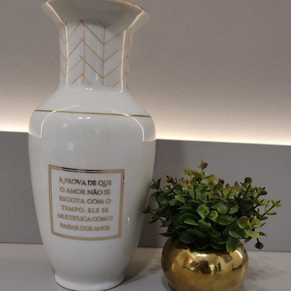 Vaso Diceart Xangai Bodas de Ouro
