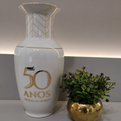Vaso Diceart Xangai Bodas de Ouro