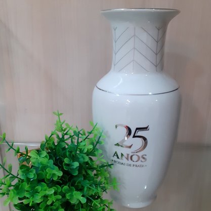 Vaso Diceart Xangai Bodas de Prata