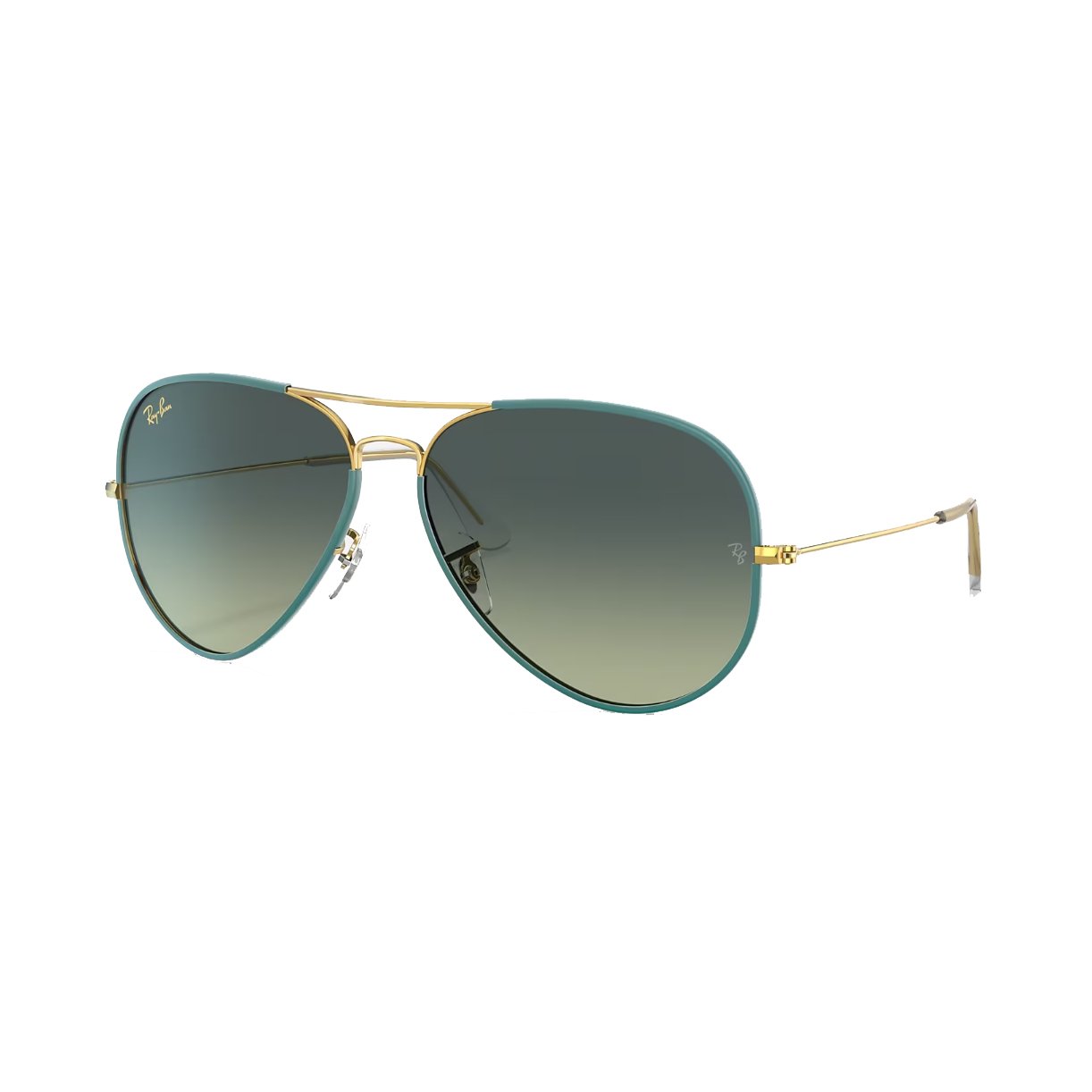 Óculos Solar Ray Ban Aviador Full Color Azul