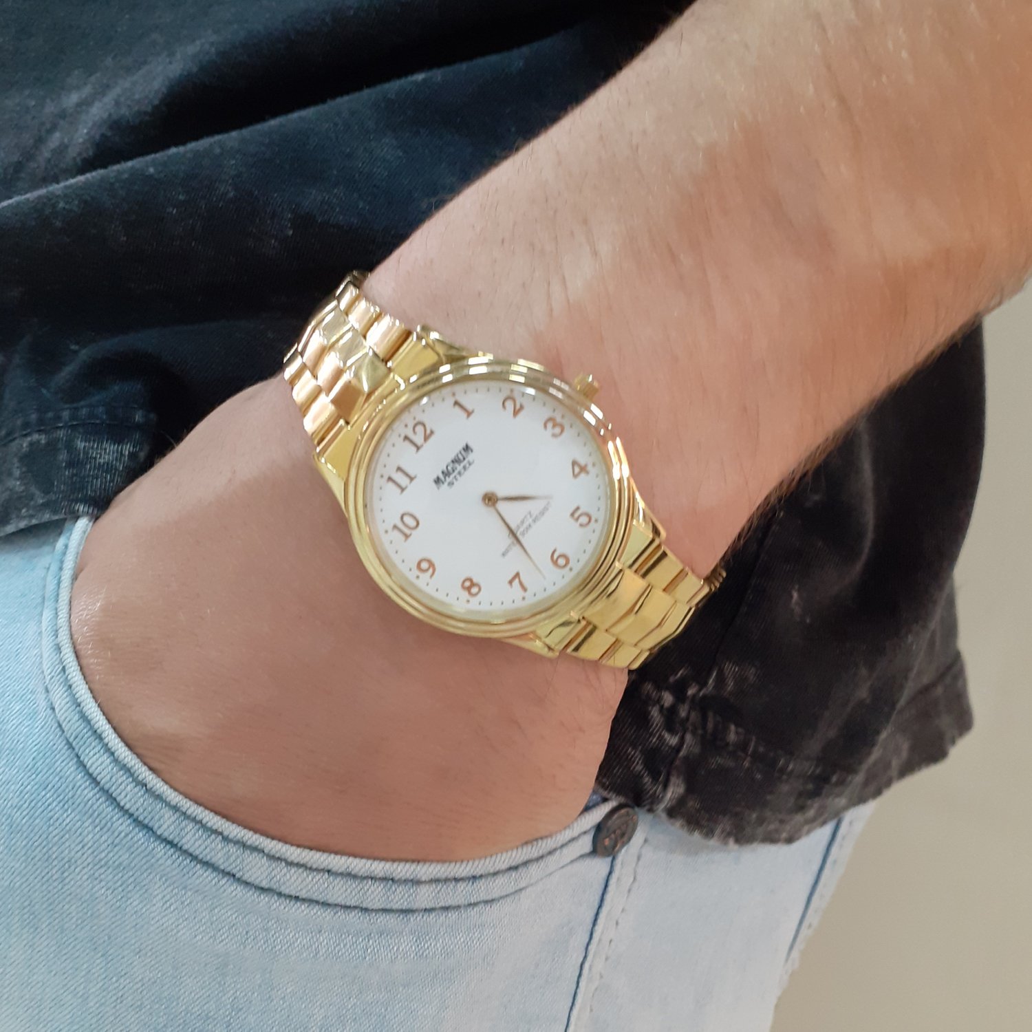 Relógio Magnum Masculino Calendário - Relojoaria e Ótica Suiça
