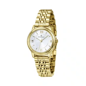 Relógio Champion Feminino Dourado Algarismo Romano