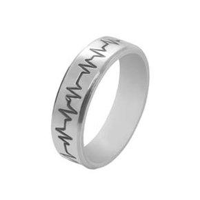 Aliança Prata Anatômica Batimento 6mm