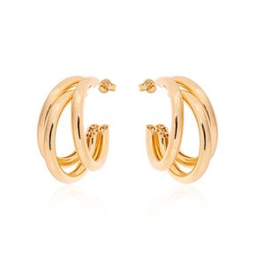 Argora Semi Jóia Dourada Tripla Lisa