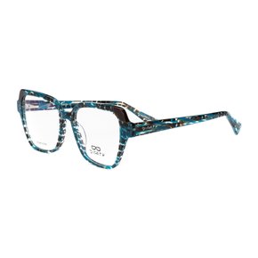 Armação para Óculos Difaty Azul e Marrom
