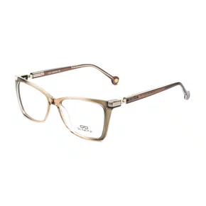 Armação para Óculos Difaty Feminina Cristal Nude