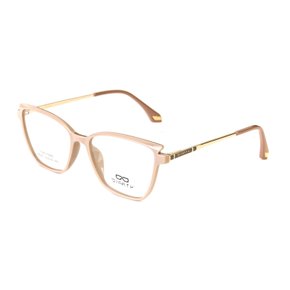 Armação para Óculos Difaty Feminina Nude