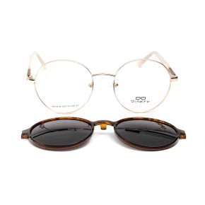 Armação para Óculos Difaty Unissex Rose Clipon