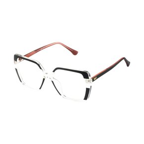 Armação para Óculos Next Feminina Cristal e Preto
