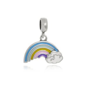 Berloque Prata Arco Iris