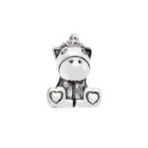 Berloque Prata Envelhecida Unicórnio