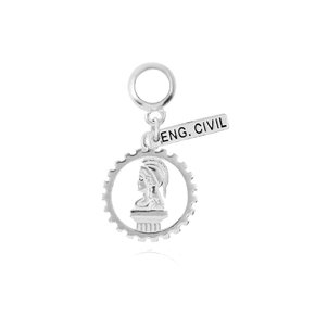 Berloque Prata Formatura Engenharia Civil