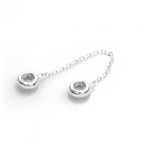 Berloque Prata Trava de Segurança