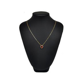 Colar Semi Jóia Dourado Coração Colorido