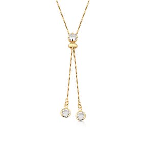 Colar Semi Jóia Dourado Estilo Gravatinha